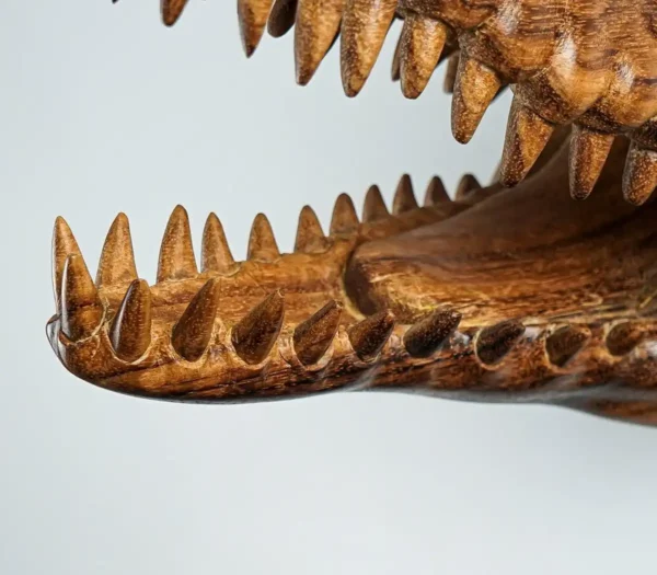 Crocodile Head Wall Decor, Wall Art, Alligator, Wood Carving - Image 2