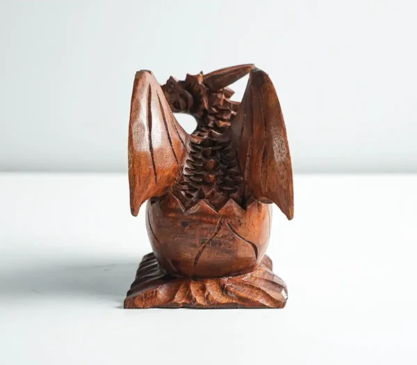 Newborn Dragon Sculpture, Baby Egg, Mystical Animal - Image 2