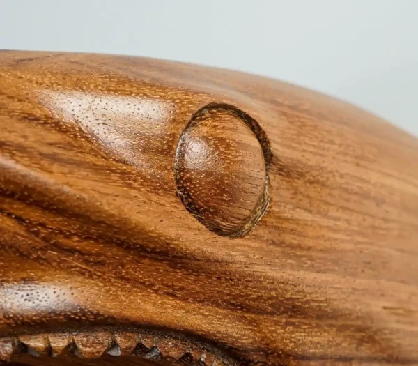 Shark Wall Art, Megalodon, Wood Sculpture, Wall Decoration - Image 3