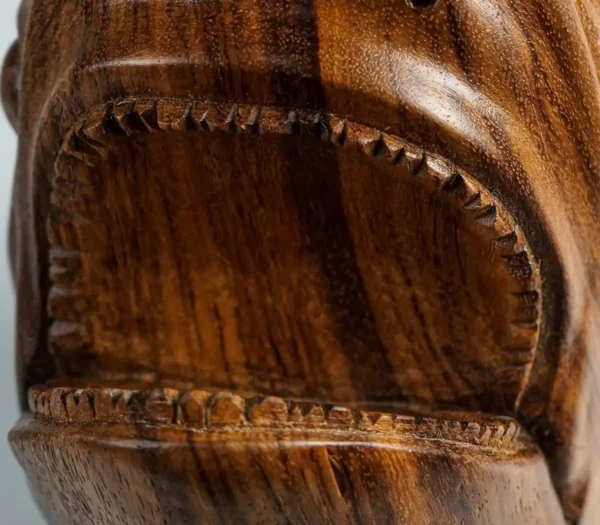 Shark Wall Art, Megalodon, Wood Sculpture, Wall Decoration - Image 2