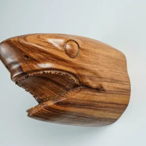 Shark Wall Art, Megalodon, Wood Sculpture, Wall Decoration