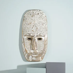 Timor tribal Mask, Wall Art, Handcrafted, Hanging Mask