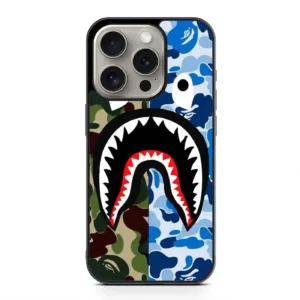 A Bathing Ape Blue Shark iPhone Series Cases