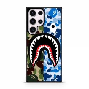 A Bathing Ape Blue Shark Samsung Galaxy All Series Cases