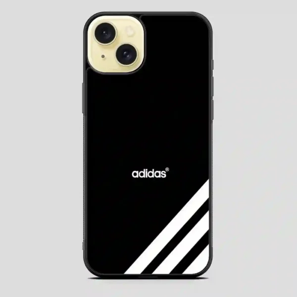 Adidas Black Cool iPhone 15 Plus Case