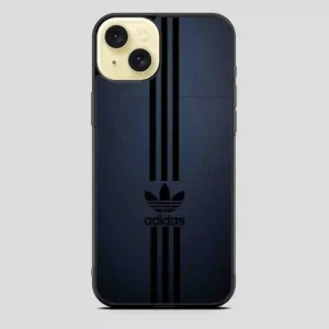 Adidas Black Dark iPhone 15 Plus Case