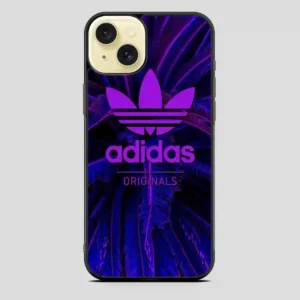 Adidas Blue Desigh iPhone 15 Plus Case