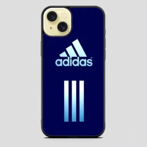 Adidas Blue iPhone 15 Plus Case