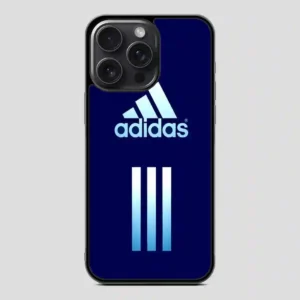 Adidas Blue iPhone 15 Pro Case