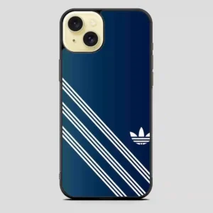 Adidas Blue Line Simple iPhone 15 Plus Case