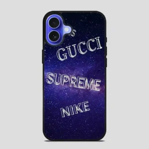 Adidas Gucci Supreme Nike Galaxy iPhone 16 Case