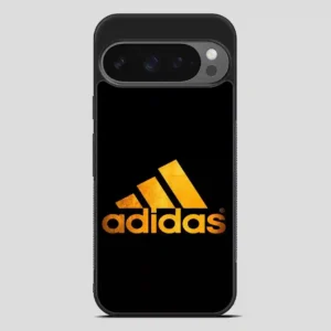 Adidas Logo Gpld Black Google Pixel 9 Pro Case