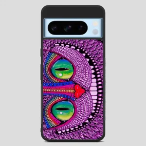 Alice In Wonderland Cat Purple Google Pixel 8 Pro Case