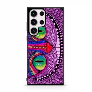 Alice In Wonderland Cat Purple Samsung Galaxy All Series Cases