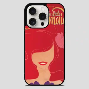 Ariel Little Mermaids Poster Retro iPhone 15 Pro Max Case