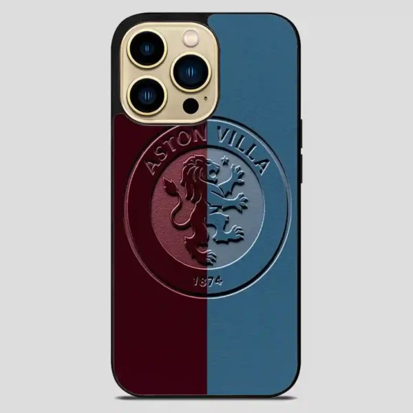 Aston Villa Football Club Logo iPhone 14 Pro Max Case