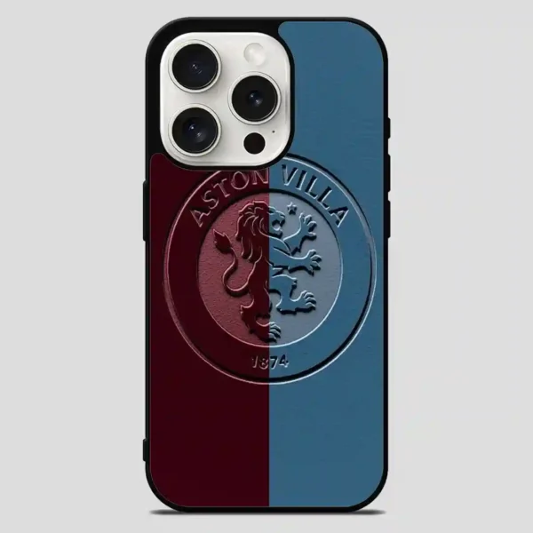 Aston Villa Football Club Logo iPhone 15 Pro Max Case