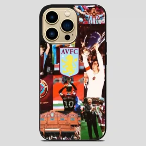 Aston Villa Football Club Vintage iPhone 14 Pro Max Case