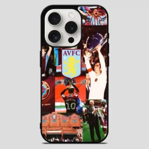 Aston Villa Football Club Vintage iPhone 15 Pro Max Case