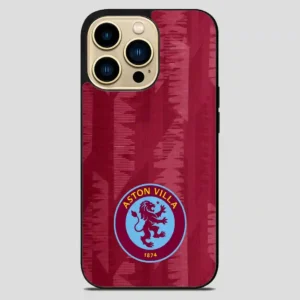 Aston Villa Football Logo iPhone 14 Pro Max Case
