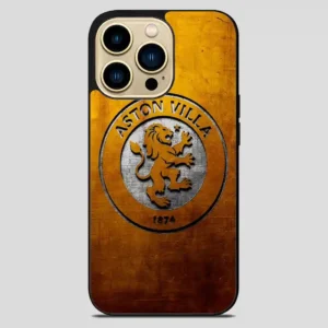 Aston Villa Gold Logo iPhone 14 Pro Max Case