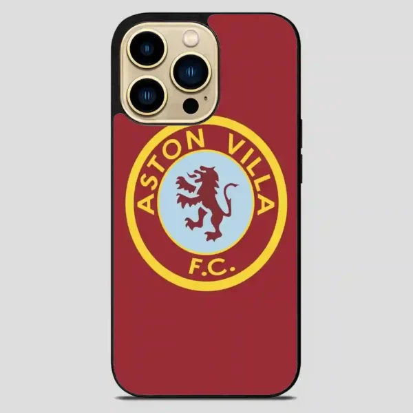 Aston Villa Logo Football Sport iPhone 14 Pro Max Case