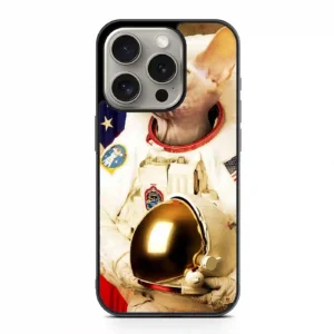 Astronaut Cat Retro iPhone Series Cases