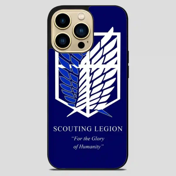 Attack On Titan Scouting Legion iPhone 14 Pro Max Case