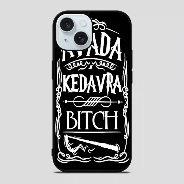 Avada Kedavra Tattoo Harry Potter iPhone 15 Case