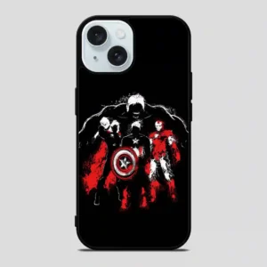 Avenger Painting Watercolor iPhone 15 Case