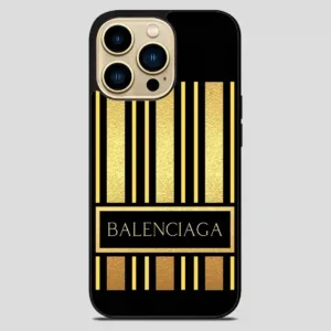 Balenciaga Line Golden iPhone 14 Pro Max Case