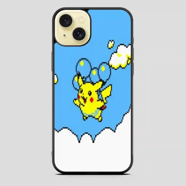 Balloon Pikachu iPhone 15 Plus Case