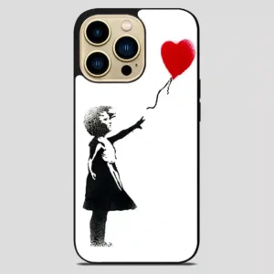Banksy Balloon Girl iPhone 14 Pro Max Case