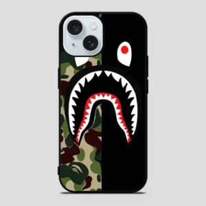 Bape Shark Black iPhone 15 Case