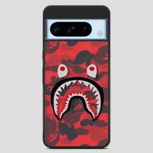 Bape Shark Red Google Pixel 8 Pro Case