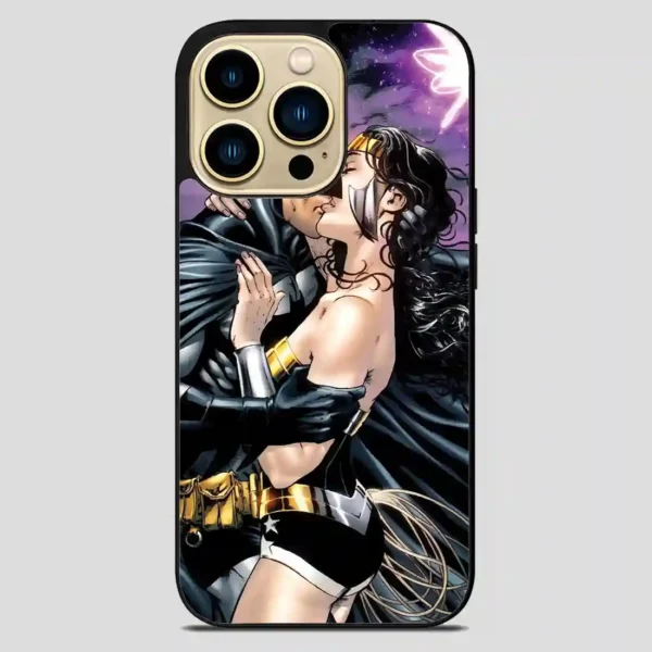 Batman And Wonder Woman Kiss iPhone 14 Pro Max Case