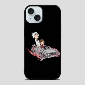Battlestar Galactica Calvin And Hobbes iPhone 15 Case