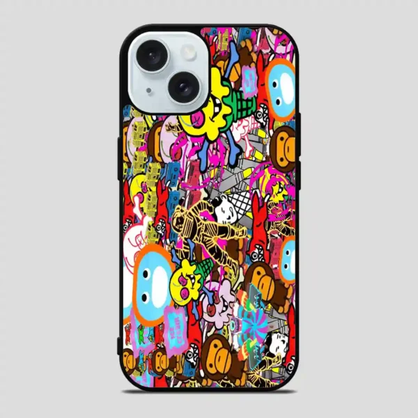 Bbc Background Icecream Background iPhone 15 Case