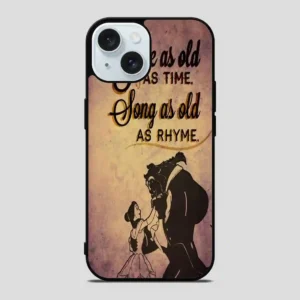 Beauty And The Beast Retro iPhone 15 Case
