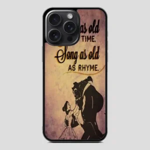 Beauty And The Beast Retro iPhone 15 Pro Case