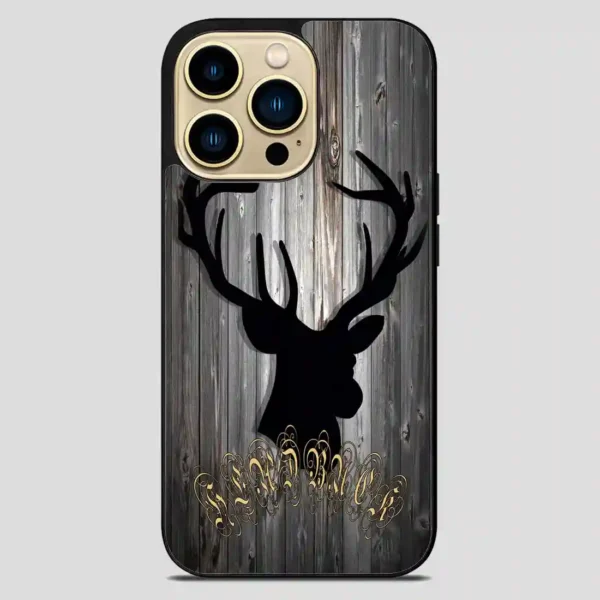 Black Head Buck iPhone 14 Pro Max Case