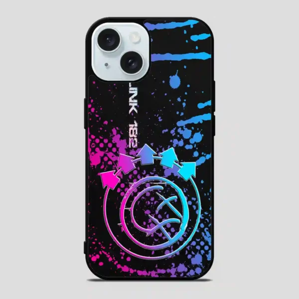 Blink Patternretro Logo iPhone 15 Case