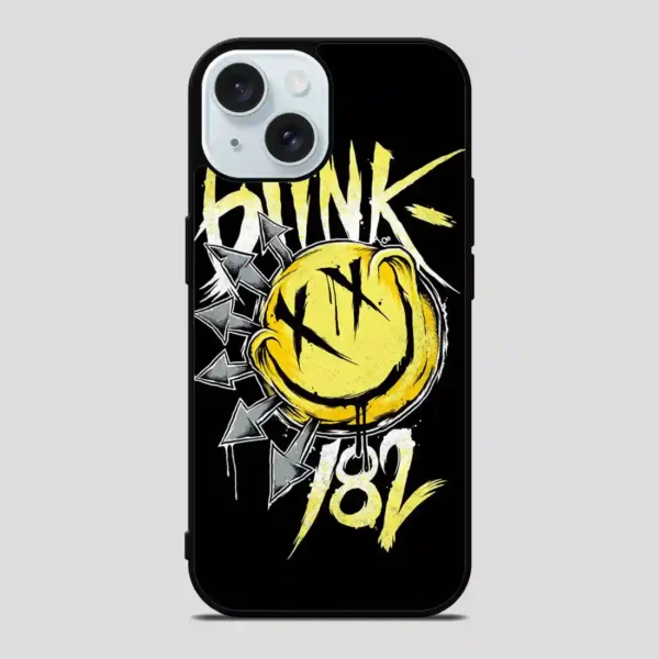 Blink Patternretro Smile iPhone 15 Case