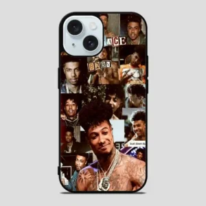 Blue Face Baby Rapper Collage iPhone 15 Case