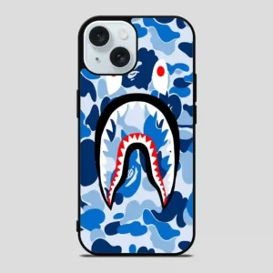 Blue Sark iPhone 15 Case