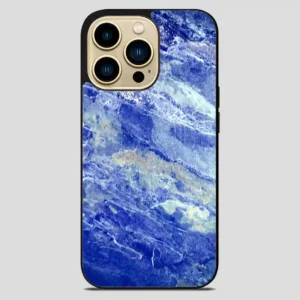 Blue Stone Vintage iPhone 14 Pro Max Case