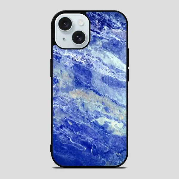 Blue Stone Vintage iPhone 15 Case