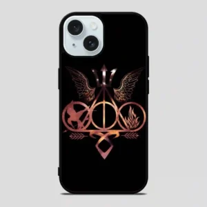 Books Divergent Harry Potter Percy Jackson Hunger Games Mortal Instruments iPhone 15 Case