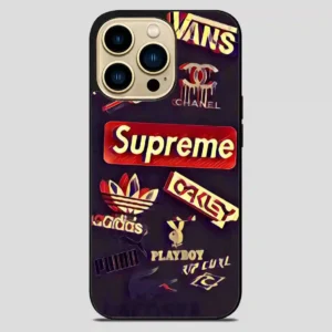 Brand Collage iPhone 14 Pro Max Case