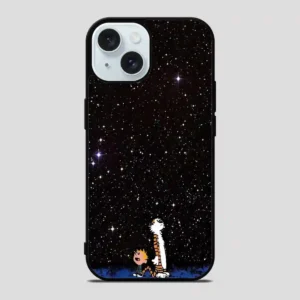 Calvin And Hobbes Galaxy iPhone 15 Case